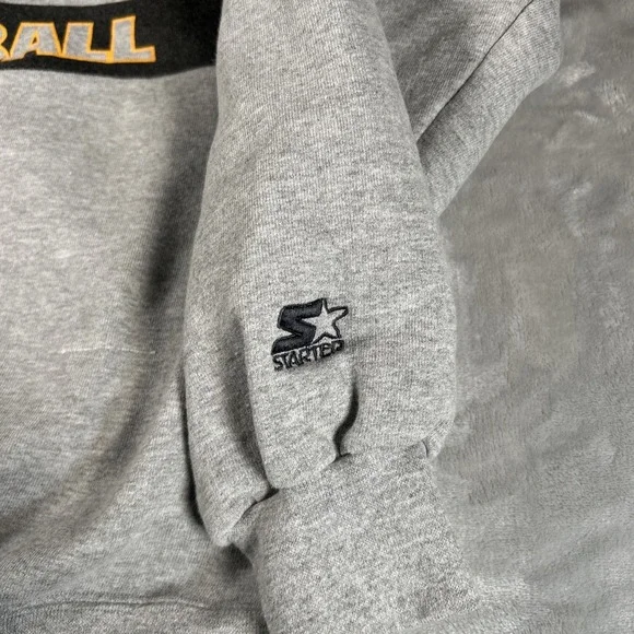 Vintage Pittsburgh Steelers Sweatshirt Mens Large Gray Starter Made USA NFL - Picture 6 of 11